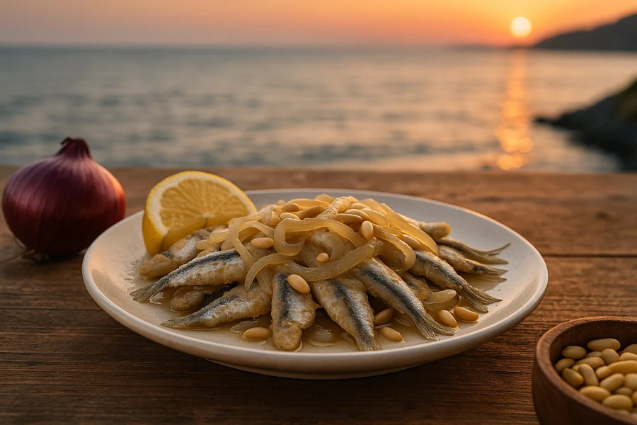 Alici in agrodolce – Golfo di Patti