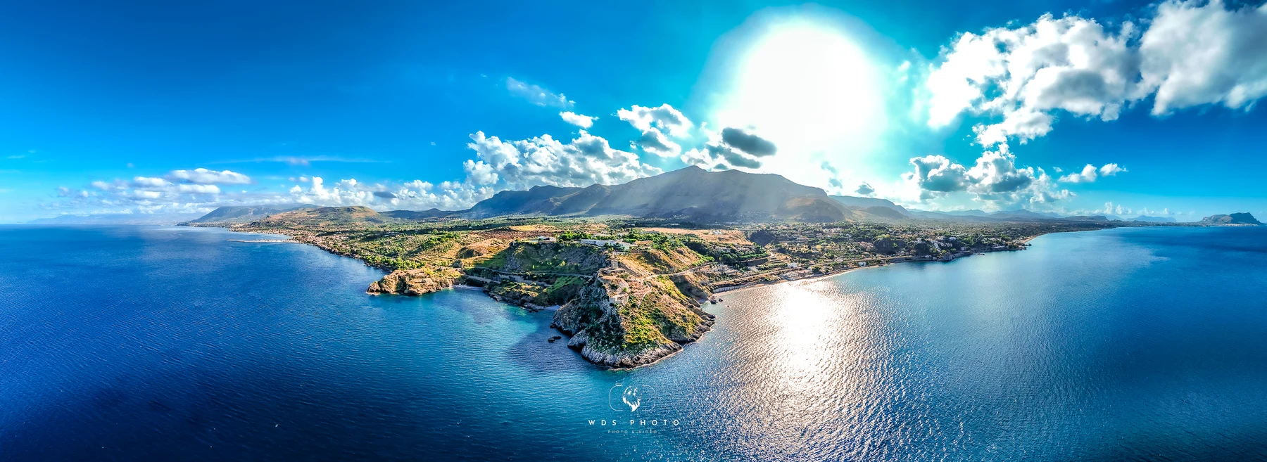 Palermo - panorama sulla costa siciliana