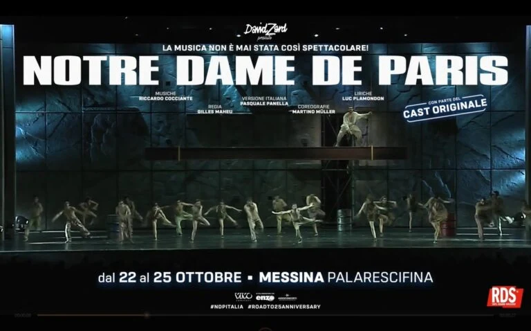 Messina: Notre Dame de Paris continua ad affascinare dopo oltre 24 anni; dal 22 al 25 ottobre al PalaRescifina
