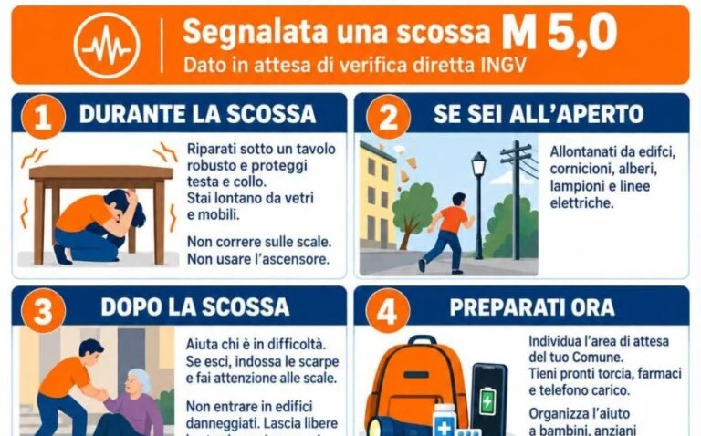Sequenza sismica ed allerta maremoto di livello arancione: attivata la macchina dei controlli in provincia di Messina