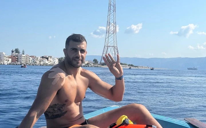 Tra i partecipanti della “Traversata dello Stretto” c’era il carabiniere filippese Giovanni Cambria