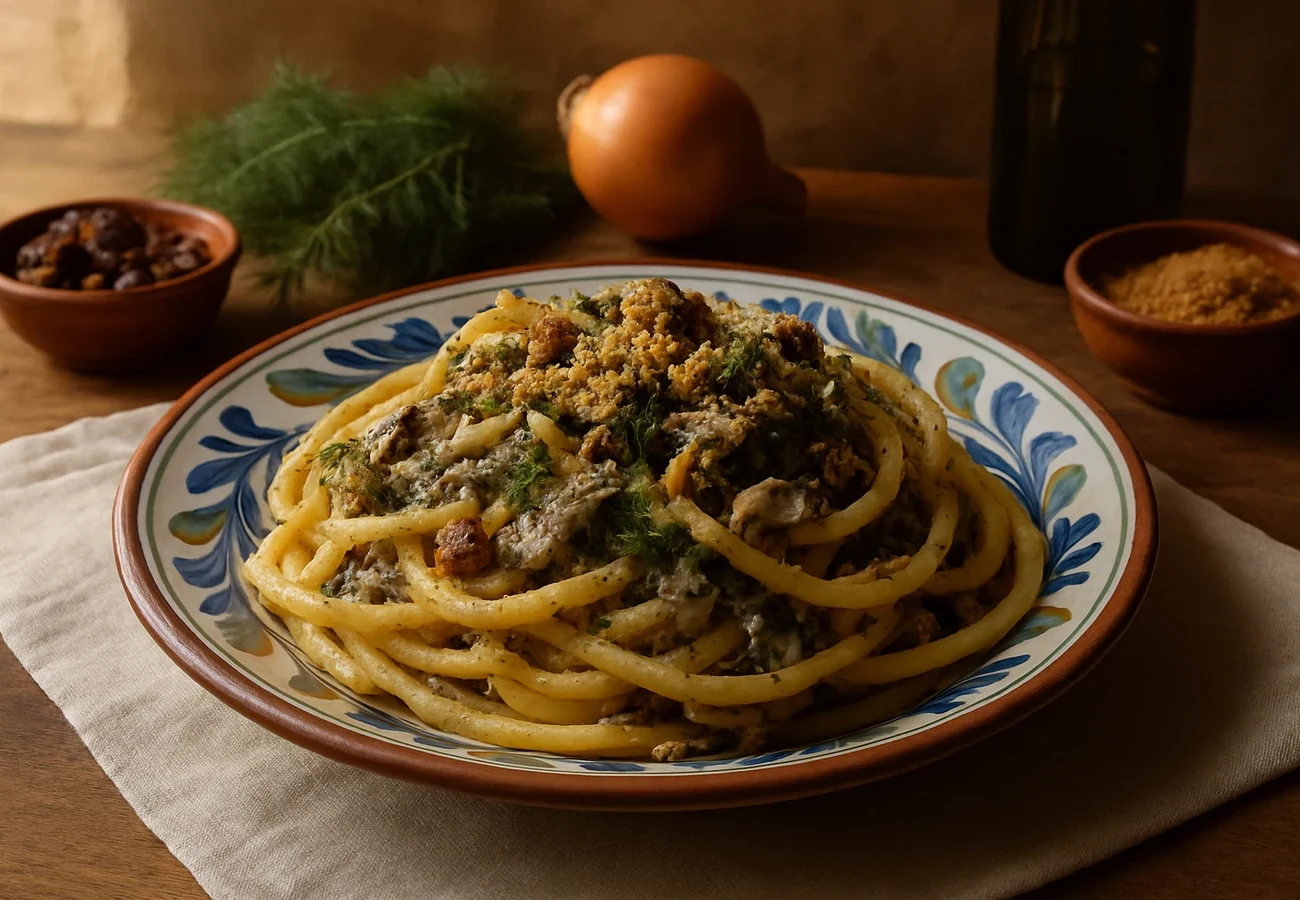 Pasta con le sarde e finocchietto
