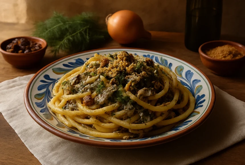 Pasta con le sarde e finocchietto