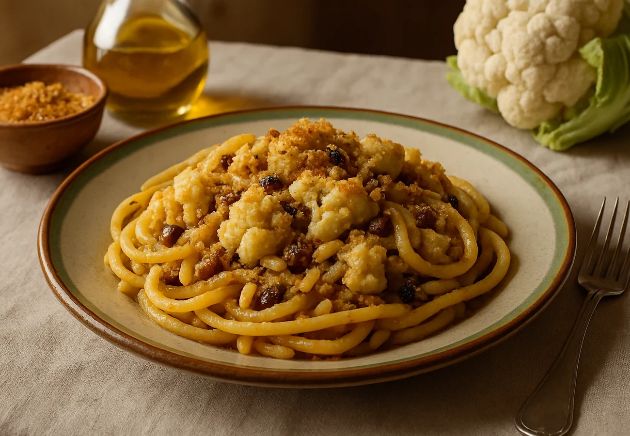 Pasta con broccoli arriminati