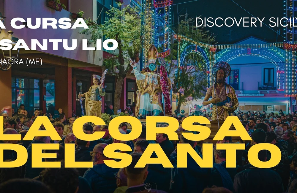 Questa Corsa in Sicilia è Unica 🇮🇹 San Leone a Sinagra (2026) | Cursa i Santu Lio — video Discovery Sicily